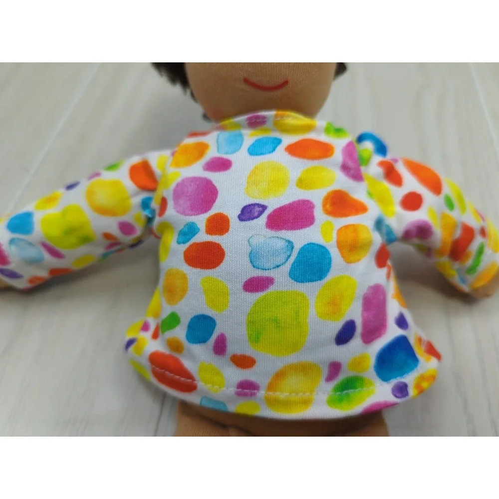 Lovevery Quinn Doll Plush‎ Cloth Organic Montessori Colorful NO OVERALL PANTS